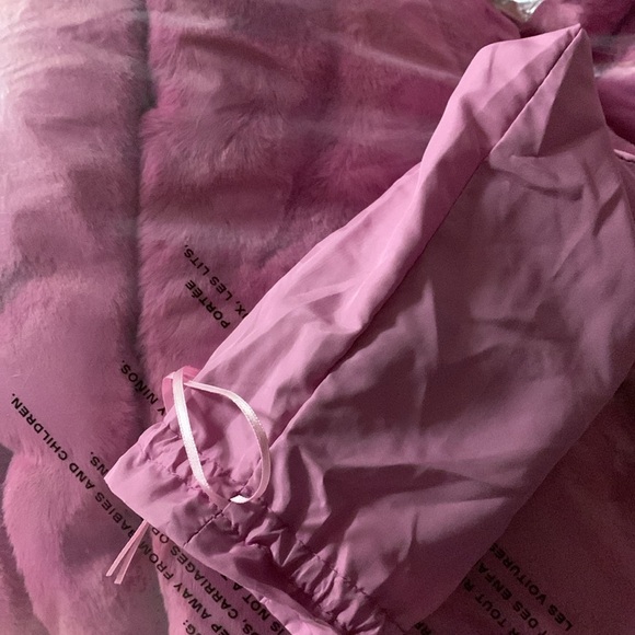 Apparis x free people pink Brady blanket & sleep mask pink new with tags - Picture 2 of 4